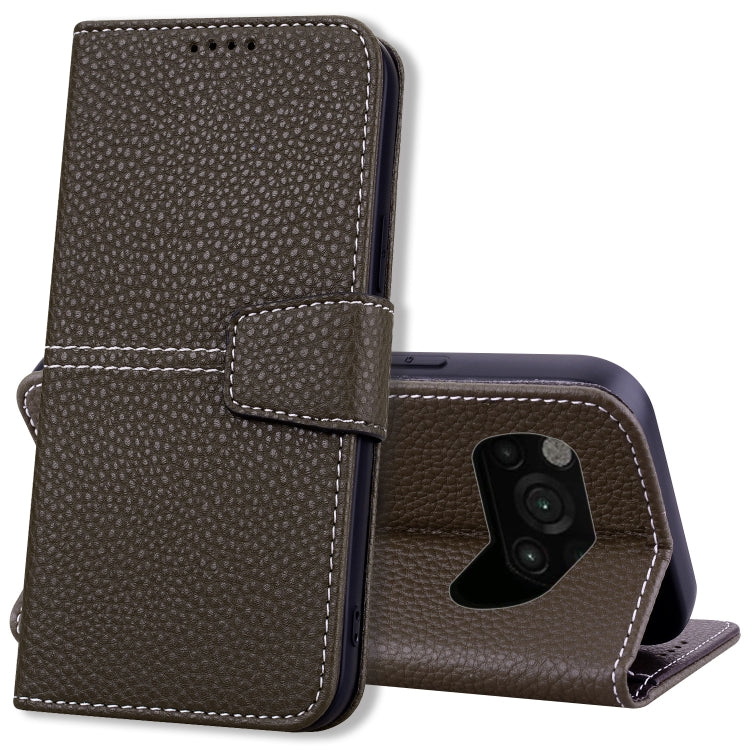 For Xiaomi Poco X3 NFC / X3 / X3 Pro Litchi RFID Leather Phone Case