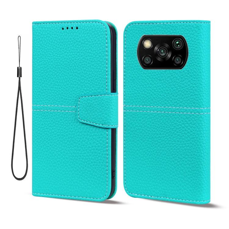 For Xiaomi Poco X3 NFC / X3 / X3 Pro Litchi RFID Leather Phone Case