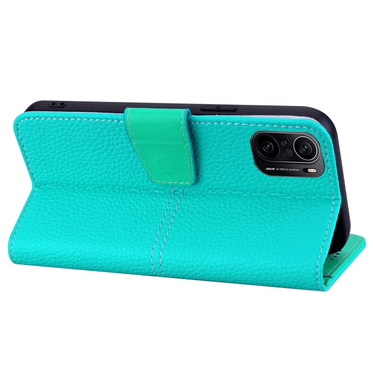 For Xiaomi Redmi K40 / Poco F3 Litchi RFID Leather Phone Case