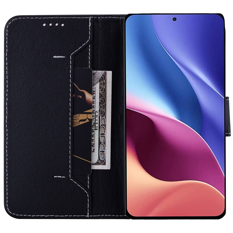 For Xiaomi Redmi K40 / Poco F3 Litchi RFID Leather Phone Case