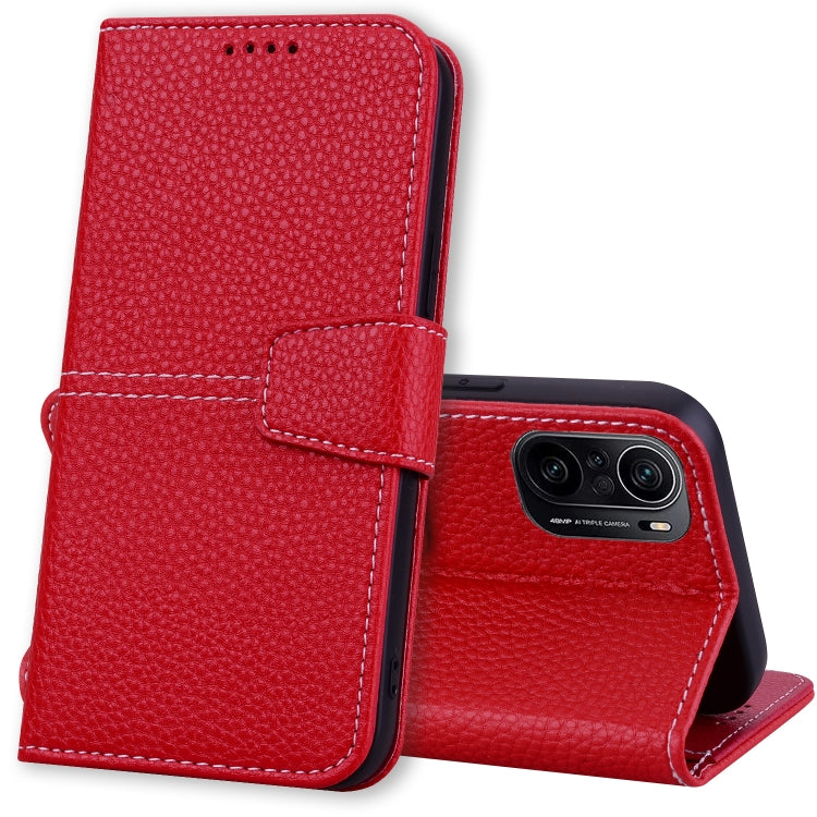 For Xiaomi Redmi K40 / Poco F3 Litchi RFID Leather Phone Case