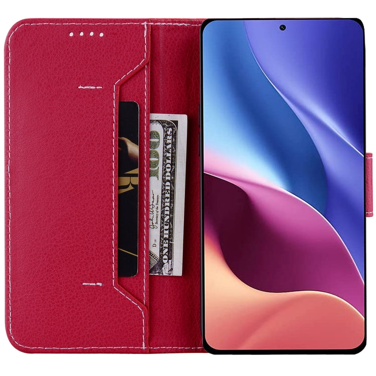 For Xiaomi Redmi K40 / Poco F3 Litchi RFID Leather Phone Case