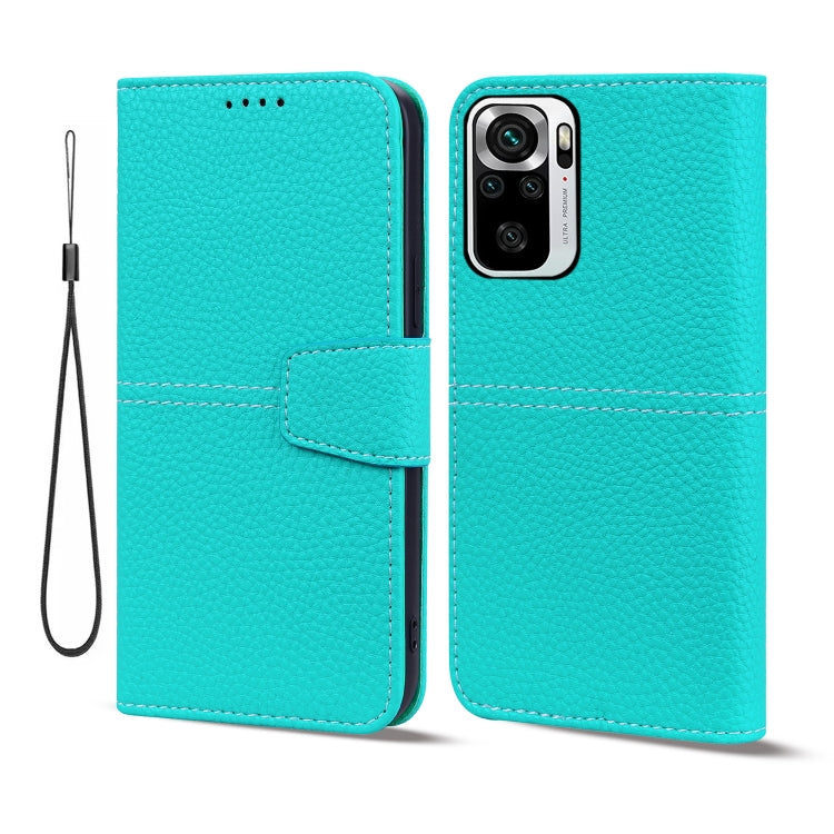 For Xiaomi Redmi Note 10 4G / Note 10S Litchi RFID Leather Phone Case