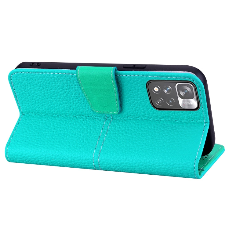 For Xiaomi Redmi Note 11 Pro Litchi RFID Leather Phone Case