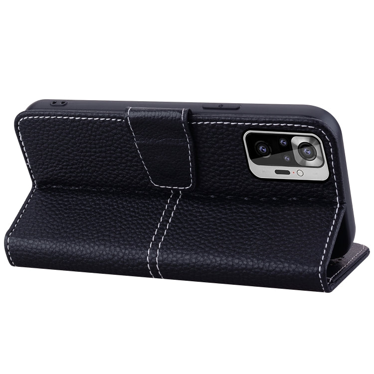 For Xiaomi Redmi Note 10 Pro / 10 Pro Max Litchi RFID Leather Phone Case