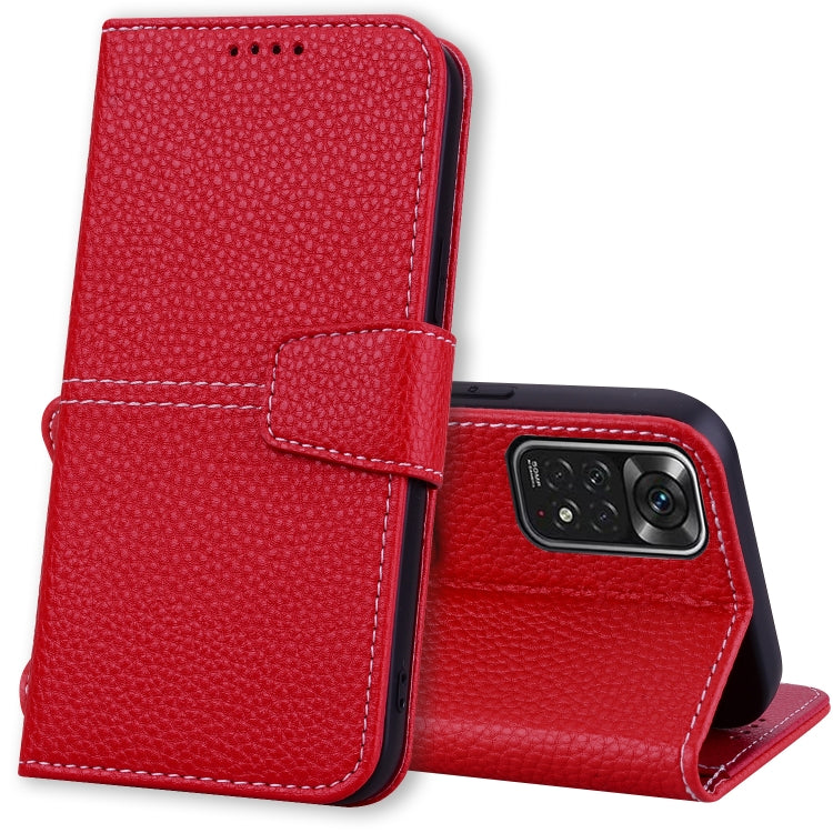 For Xiaomi Redmi Note 11S Litchi RFID Leather Phone Case