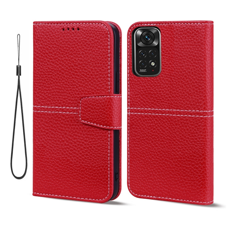 For Xiaomi Redmi Note 11S Litchi RFID Leather Phone Case
