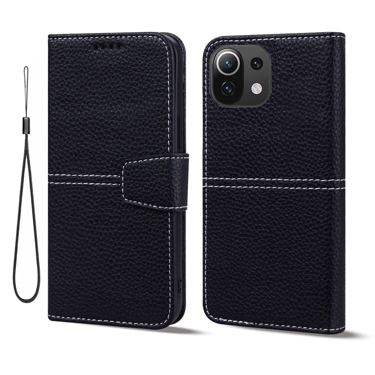 For Xiaomi Mi 11 Lite 5G / 4G Litchi RFID Leather Phone Case