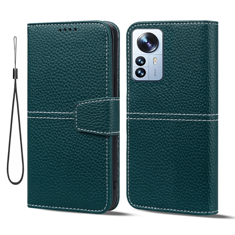 For Xiaomi 12 / 12X Litchi RFID Leather Phone Case