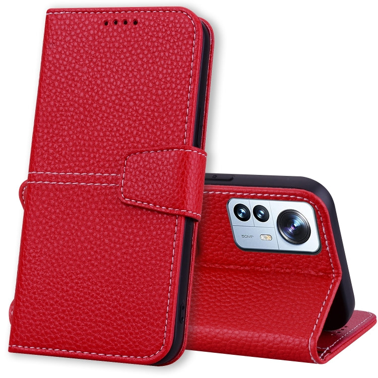 For Xiaomi 12 / 12X Litchi RFID Leather Phone Case