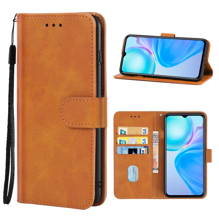 For vivo Y77e Leather Phone Case