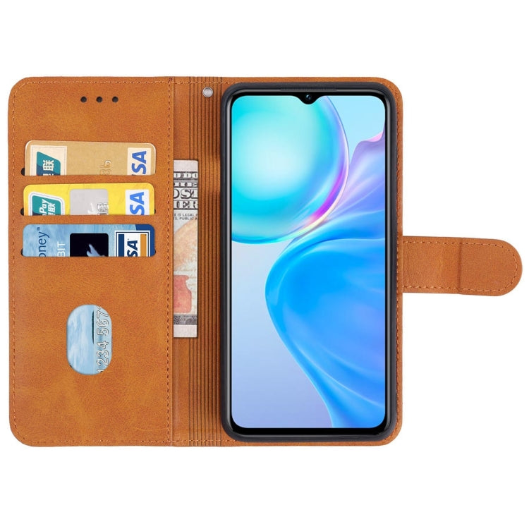 For vivo Y77e Leather Phone Case