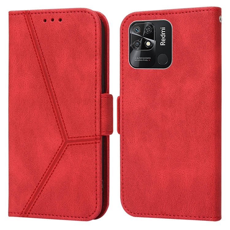 For Xiaomi Redmi 10C Embossing Stripe RFID Leather Phone Case