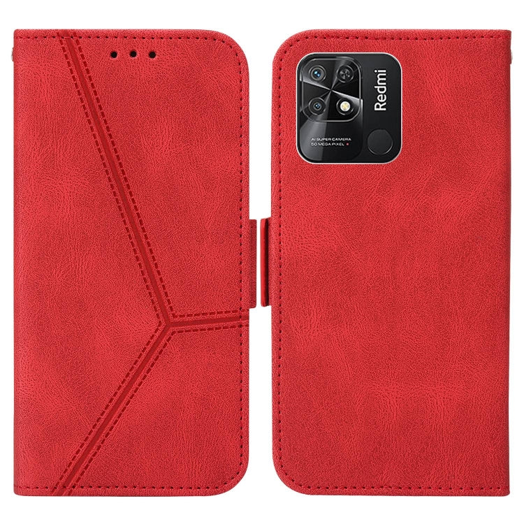 For Xiaomi Redmi 10C Embossing Stripe RFID Leather Phone Case