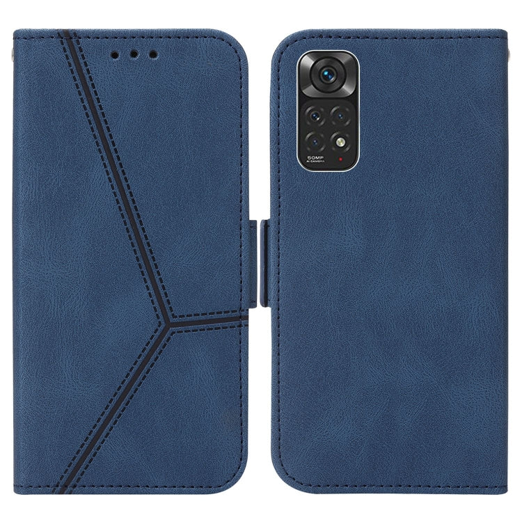 For Xiaomi Redmi Note 11 4G Embossing Stripe RFID Leather Phone Case