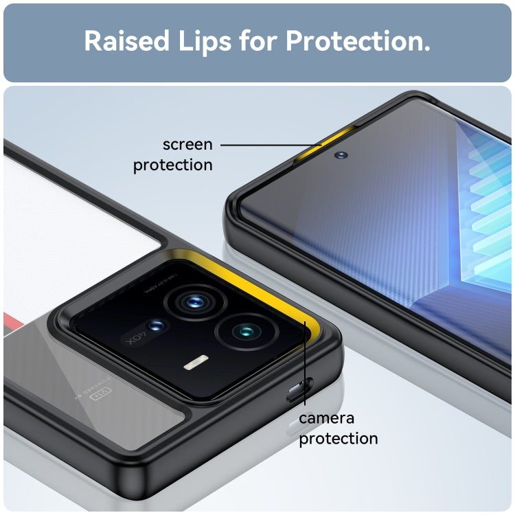 For vivo iQOO 10 Pro Colorful Series Acrylic + TPU Phone Case