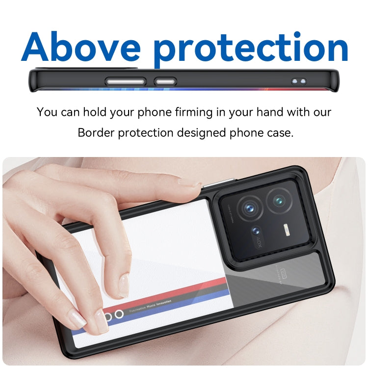 For vivo iQOO 10 Pro Colorful Series Acrylic + TPU Phone Case