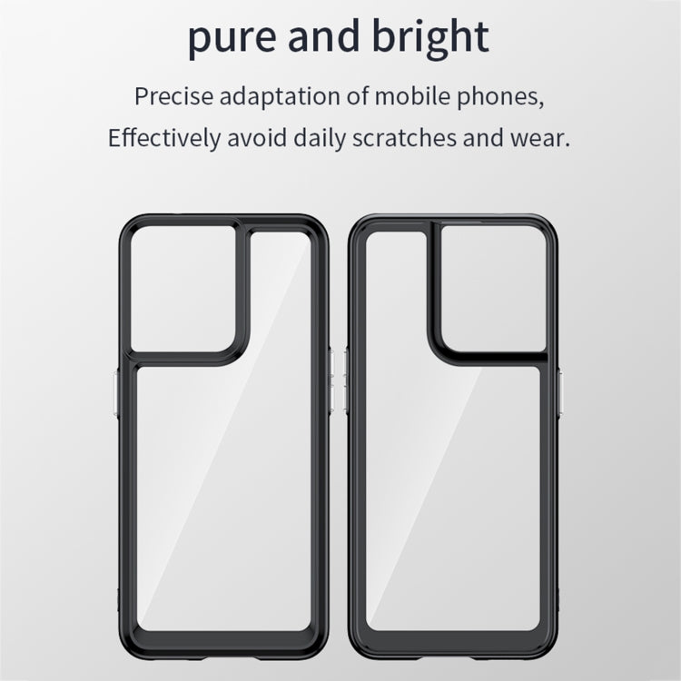 For OPPO Reno8 India Colorful Series Acrylic + TPU Phone Case