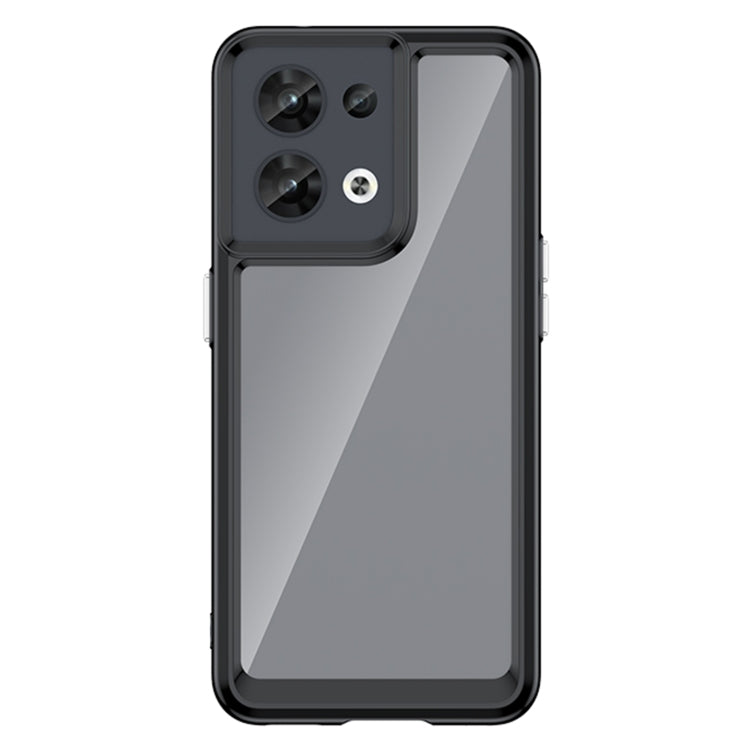 For OPPO Reno8 India Colorful Series Acrylic + TPU Phone Case