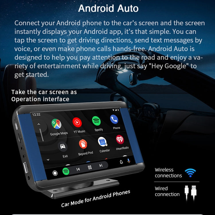 B300C 7 inch Car MP5 Player Carplay Mobile Phone Internet Tablet Monitor