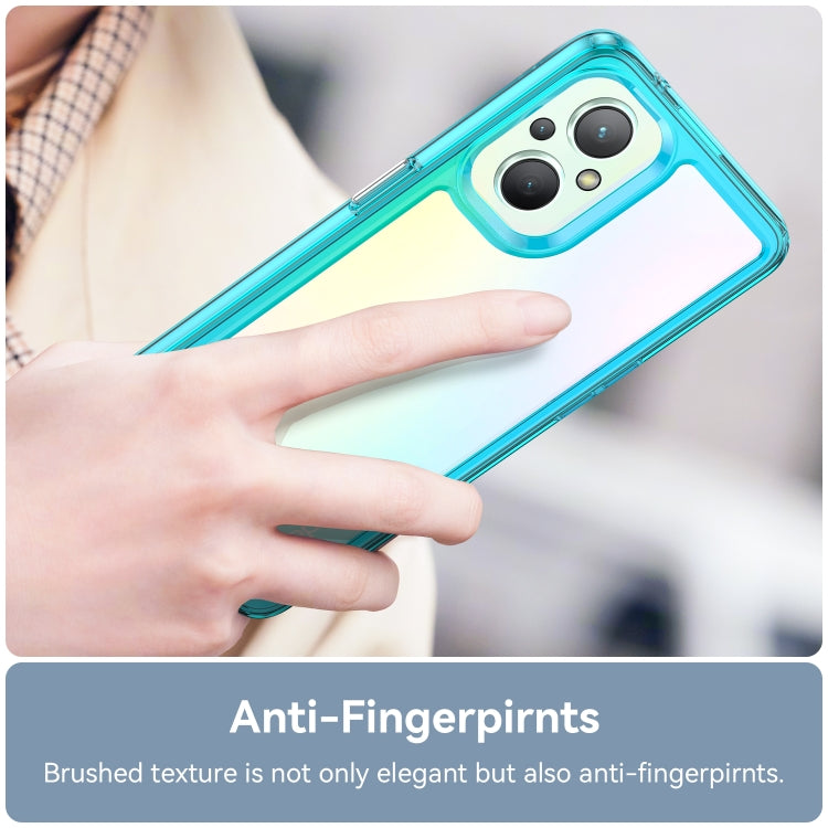 For OPPO Reno 7 Lite Colorful Series Acrylic + TPU Phone Case