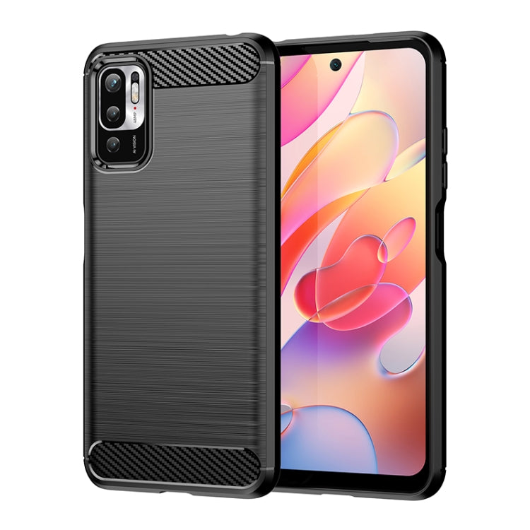 For Xiaomi Redmi Note11 SE Brushed Texture Carbon Fiber TPU Case