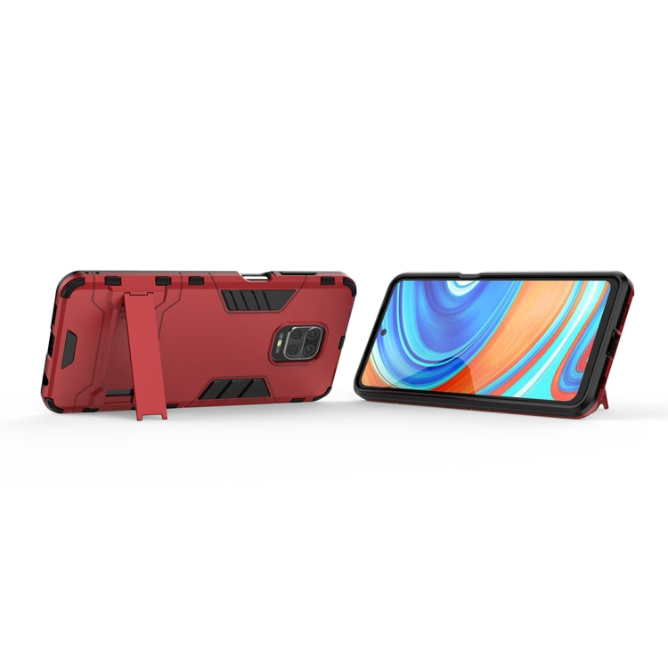 For Xiaomi Redmi Note 9S PC + TPU Shockproof Protective Case with Holder