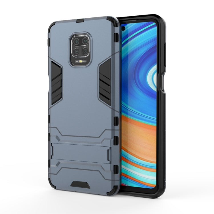 For Xiaomi Redmi Note 9S PC + TPU Shockproof Protective Case with Holder