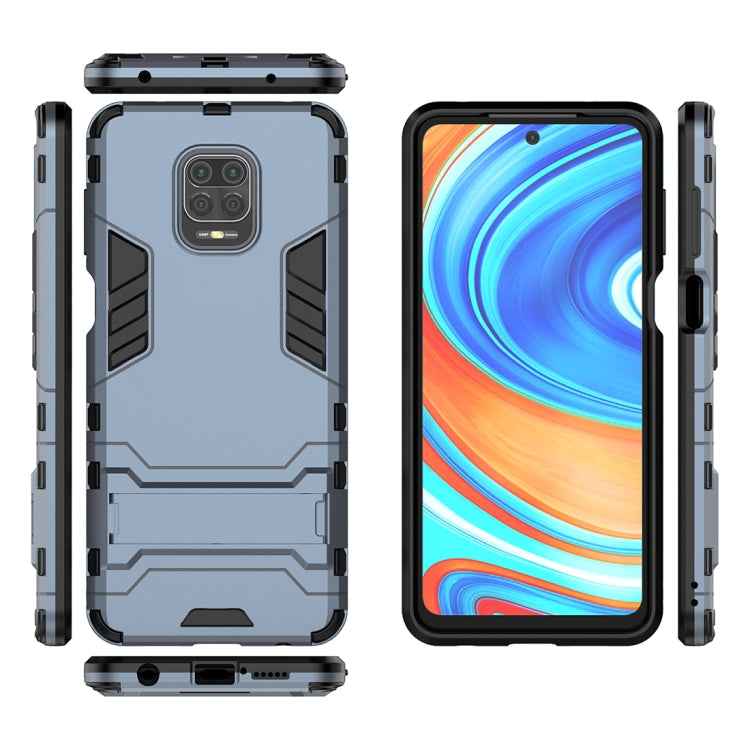 For Xiaomi Redmi Note 9S PC + TPU Shockproof Protective Case with Holder