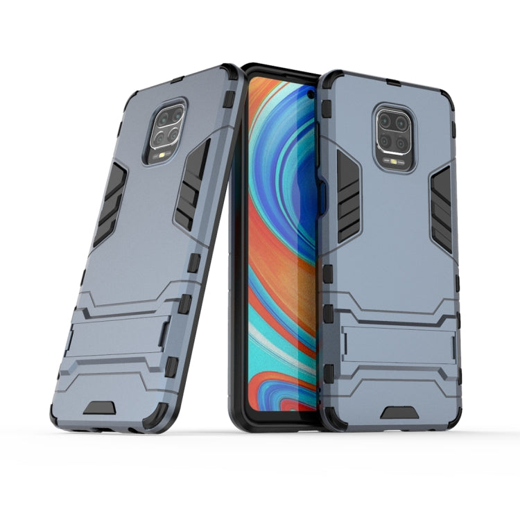 For Xiaomi Redmi Note 9S PC + TPU Shockproof Protective Case with Holder