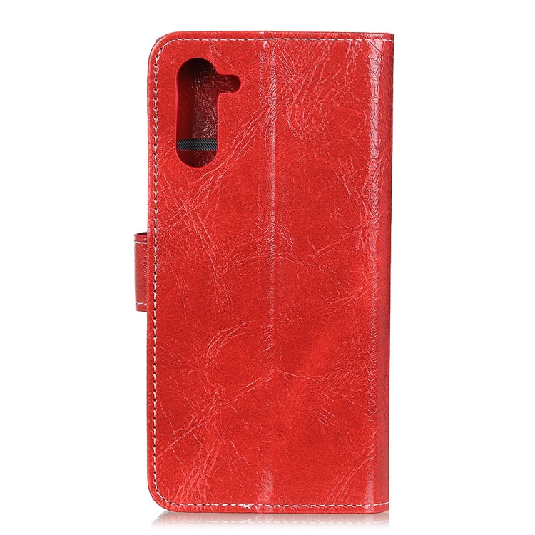 For OPPO Realme X50 Pro Retro Crazy Horse Texture Horizontal Flip Leather Case with Holder & Card Slots & Photo Frame & Wallet