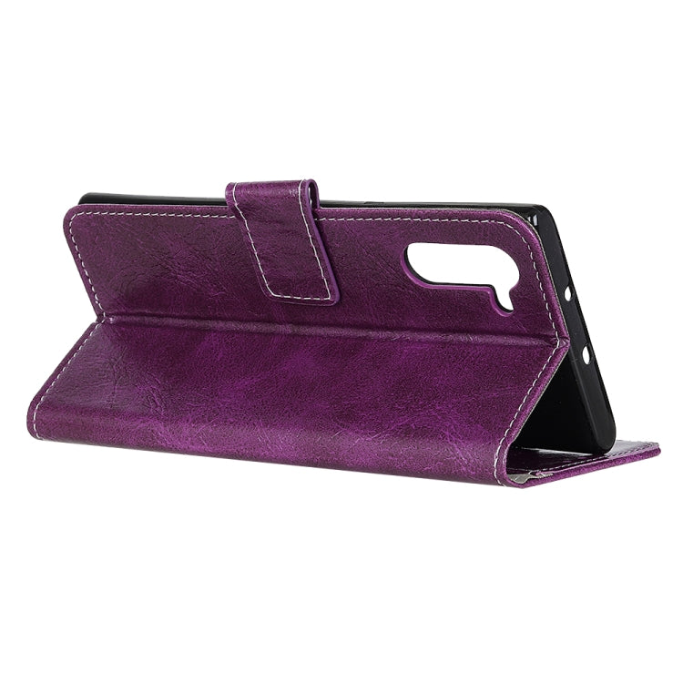 For OPPO Realme X50 Pro Retro Crazy Horse Texture Horizontal Flip Leather Case with Holder & Card Slots & Photo Frame & Wallet