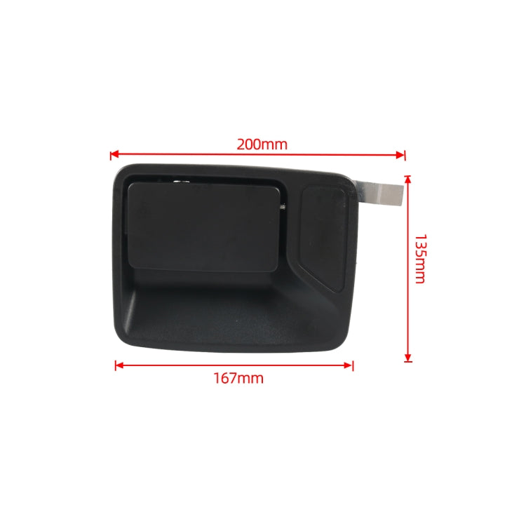 A7597-02 Car Left Rear Outside Door Handle 7C3Z2626601AA for Ford F-250