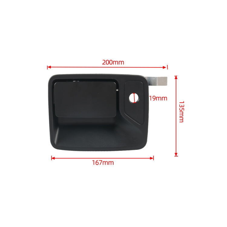 A7597-04 Car Left Front Outside Door Handle 7C3Z2522405AA for Ford F-250