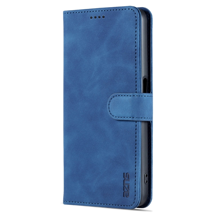 For OPPO A97 5G AZNS Skin Feel Calf Texture Flip Leather Phone Case