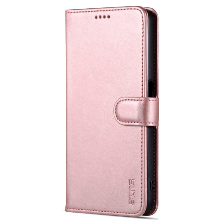 For OPPO A97 5G AZNS Skin Feel Calf Texture Flip Leather Phone Case