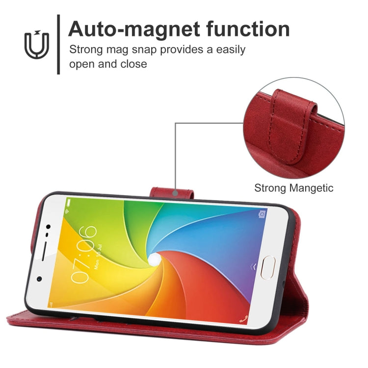 For vivo Y69 Leather Phone Case