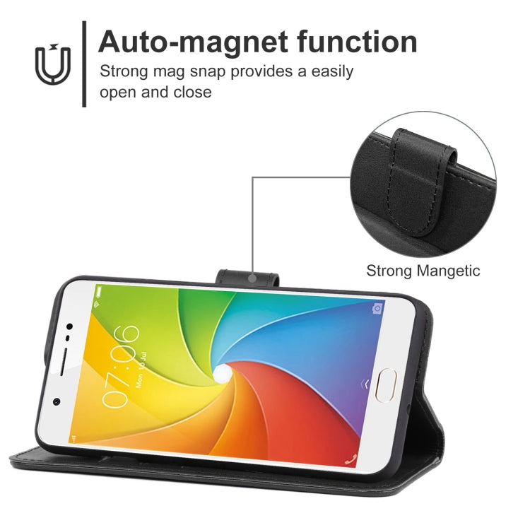 For vivo Y69 Leather Phone Case