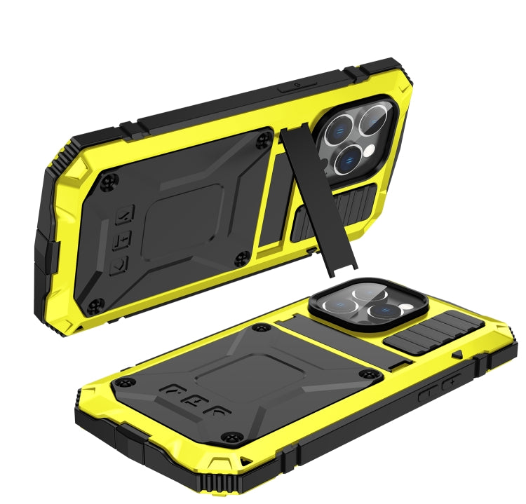 For iPhone 14 Pro Max R-JUST Shockproof Waterproof Dust-proof Case with Holder