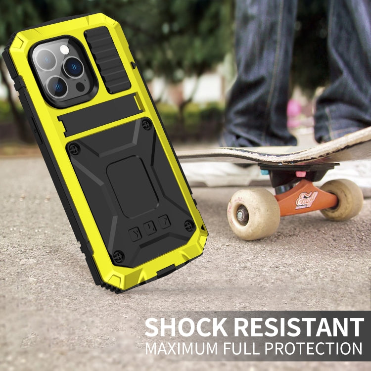 For iPhone 14 Pro Max R-JUST Shockproof Waterproof Dust-proof Case with Holder
