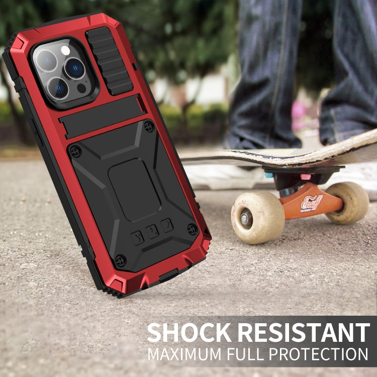 For iPhone 14 Pro Max R-JUST Shockproof Waterproof Dust-proof Case with Holder