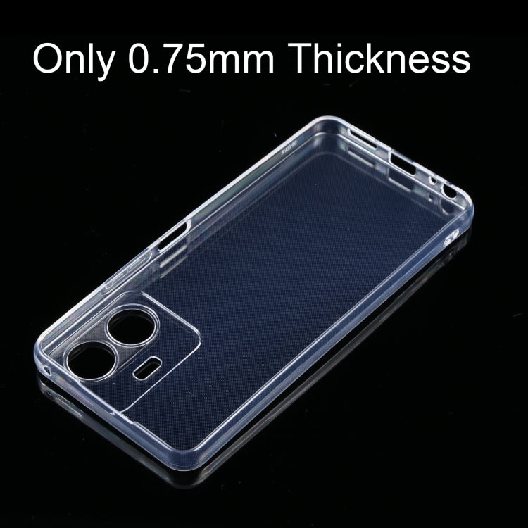 For vivo Y77 0.75mm Ultra-thin Transparent TPU Phone Case