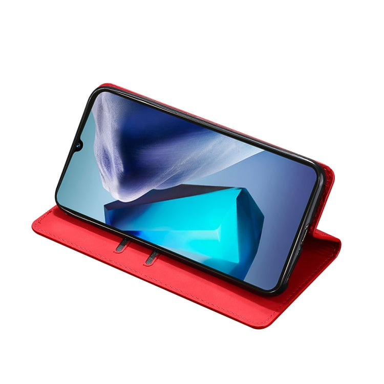 For vivo Y77 5G Global Skin Feel Magnetic Horizontal Flip Leather Phone Case