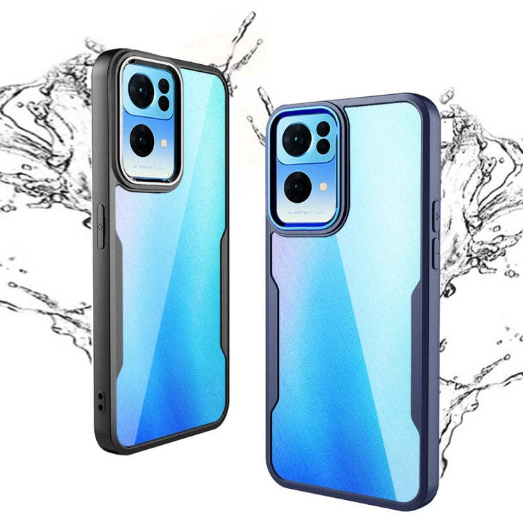 For OPPO Reno7 Pro Transparent Acrylic + TPU Phone Case