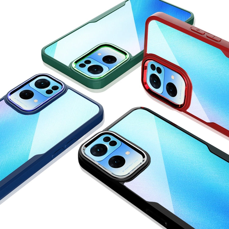 For OPPO Reno7 Pro Transparent Acrylic + TPU Phone Case