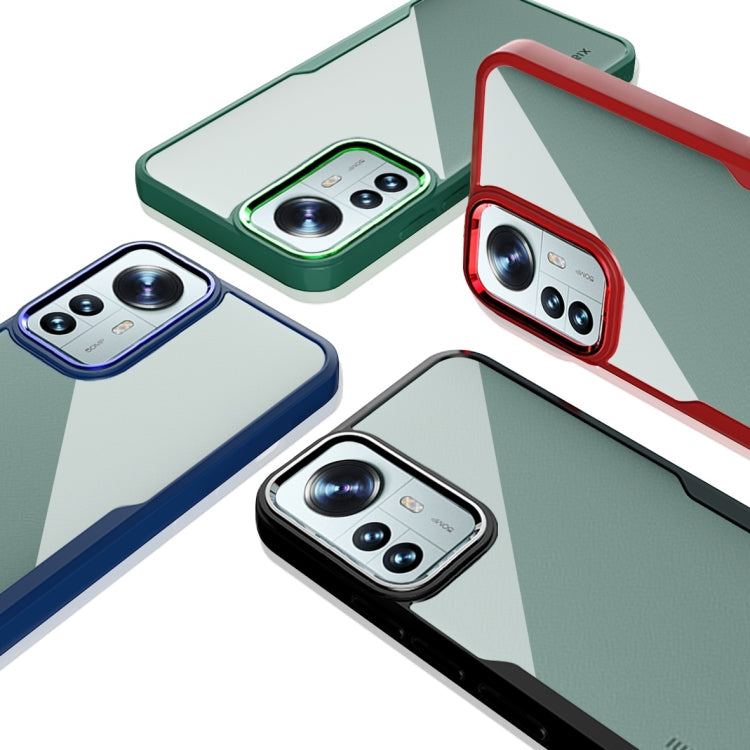 For Xiaomi 12 Pro Transparent Acrylic + TPU Phone Case