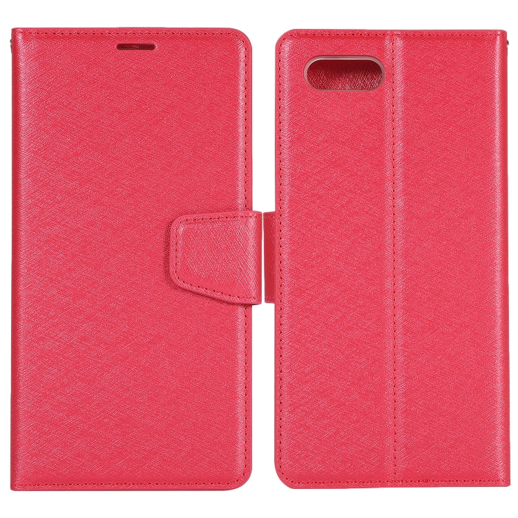 For OPPO A7 Silk Texture Horizontal Flip Leather Case with Holder & Card Slots & Wallet & Photo Frame