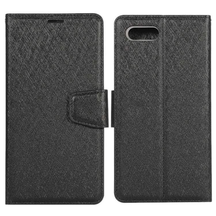 For OPPO A7 Silk Texture Horizontal Flip Leather Case with Holder & Card Slots & Wallet & Photo Frame