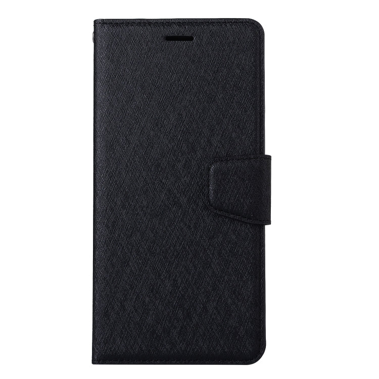 For OPPO A8 / A31 Silk Texture Horizontal Flip Leather Case with Holder & Card Slots & Wallet & Photo Frame