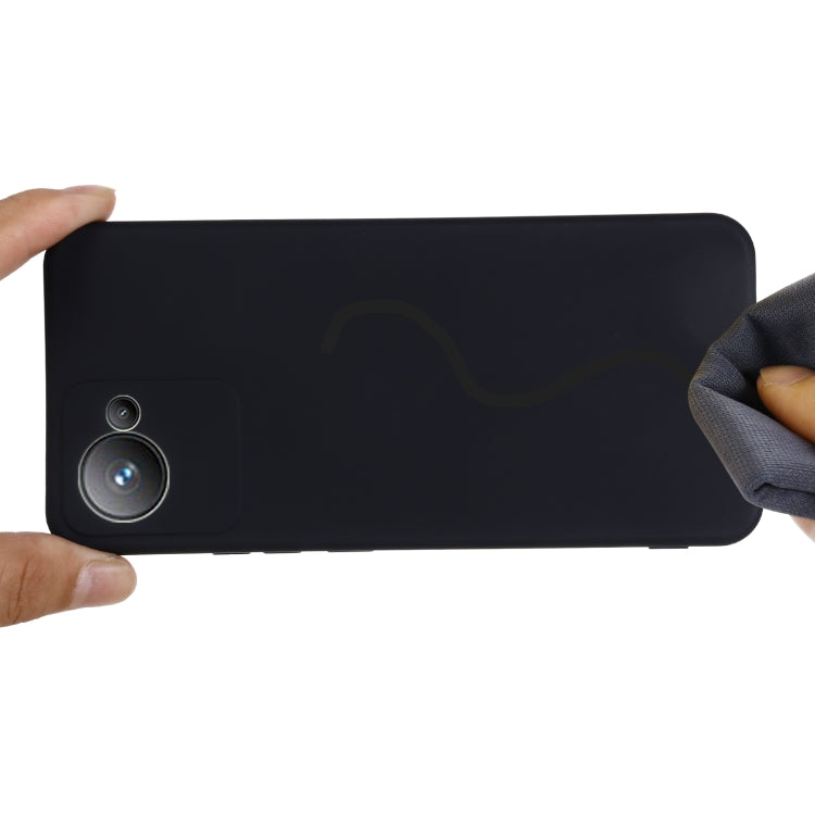 For Realme C30 / Narzo 50i Prime / C30S Pure Color Liquid Silicone Shockproof Full Coverage Phone Case